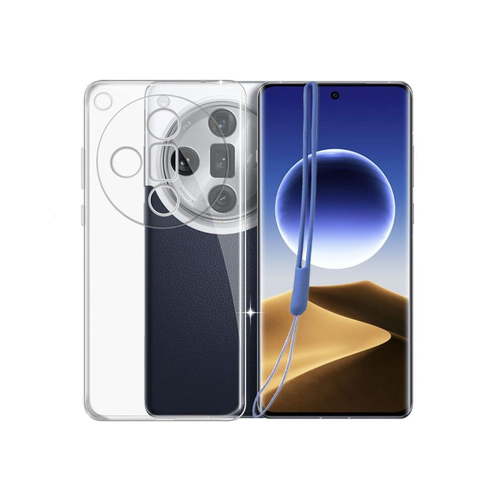 Clear Slim Shockproof Tpu Cover With Antiyellowing Soft Bumper Protection For Oppo Find X7 Ultra 9073542115465