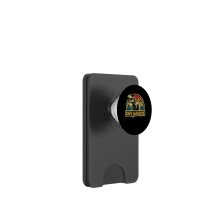 T Rex Dinosaur Phone Grip and Wallet with Collapsible Magnetic Attachment for MagSafe, Slim Card Holder