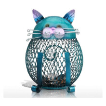 Metal Piggy Bank for Kids, Durable Hollowed Design Coin Bank, Saving Money Box Birthday Gift