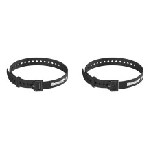 2X Rhinowalk TPU Kunststof Elastische Weegschaalband met Clip Veiligheidsrubberen Laadband Compacte Band Hoge Sterkte Band Zwart