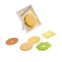 Fun Burgers Designs Silicone Heat Resistant Coasters And-A