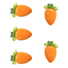Velvety Carrot Shape Present Sacks With Drawstring-Carrot 2