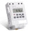 30A 220V Programmable Digital Timer Switch DIN Rail Mount, 7Day Time Relay with LCD Display and Backup Battery 3