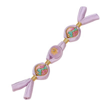 New Styles Round Blessing Fish Tassels Button For-3 A109