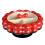 Plastic Rotating Snacks Organiser Serving Tray For Nut-red 4 1