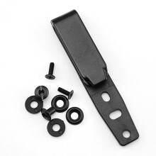 Kydex Belt Clip for Knife Sheath, Nylon Deep Carry Replacement Clip with Screws, Rugged One‑Piece Design