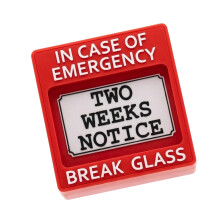 Eigenzinniger bureauspeelgoed Break Glass-Rood
