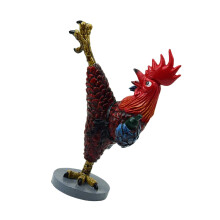 Grappige Chinese Dronken Kung Fu Kip Ornament Hars-Zwart