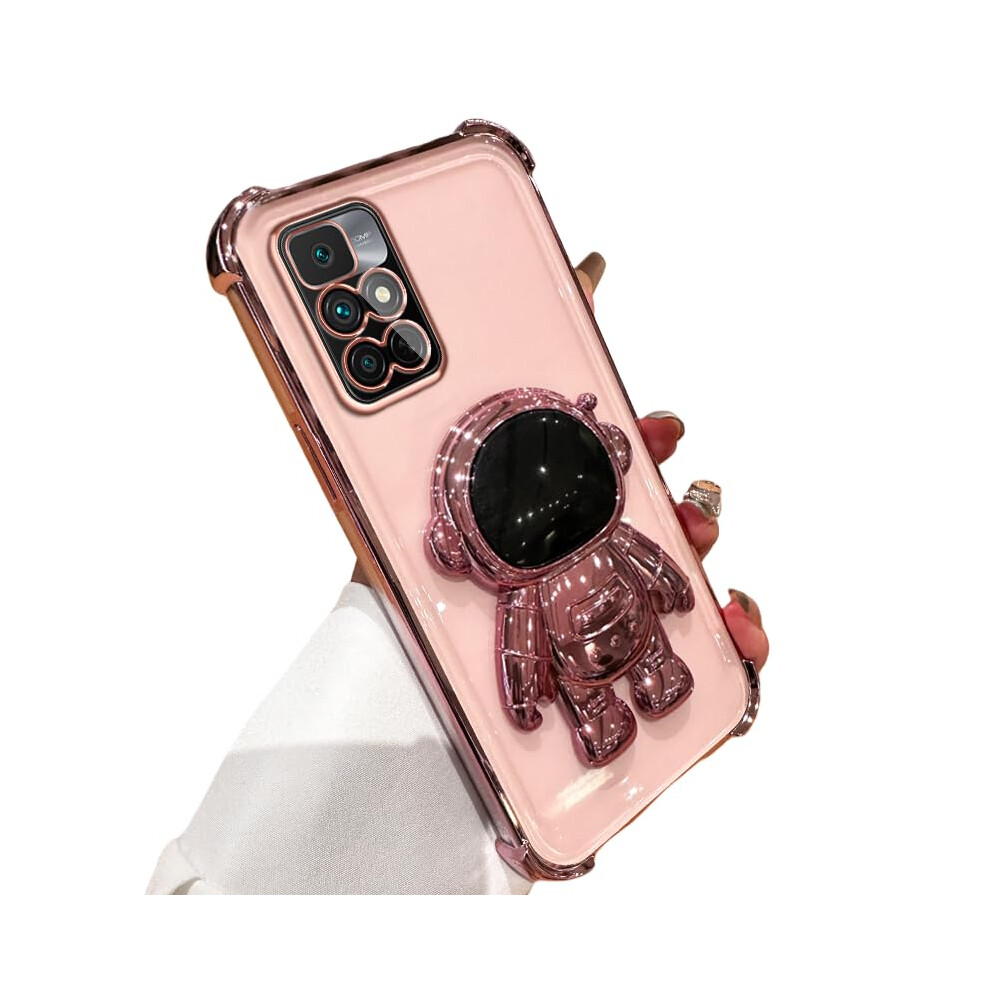 Case For Redmi Note 11 With 3D Astronaut Stand, Shockproof Plating Tpu Cover For Xiaomi Redmi Note 11S 9771547966470