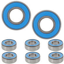 8pcs RC Car Bearing Kit, Precision Miniature Ball Bearings for Drift and Crawler Models