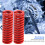 2pcs Die Spring TM30*90 Red Med Load 30mmOD15mmID 3