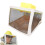 Ventilated Folding Square Beekeeping Veil Hat with Removable Cap and  Visibility Mesh 1