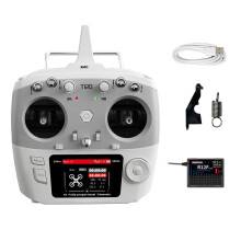 T12D 12CH RC Transmitter with R12F Receiver 2.4GHz Long Range Controller for FPV Drone Airplane Car