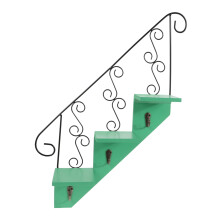 Wall Mounted Plant Stand Rustic Iron Flower Pot Rack for Indoor and Outdoor Garden Decor