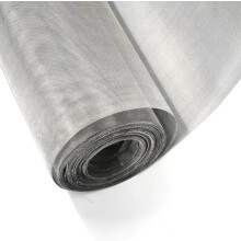 304 Stainless Steel Wire Mesh Roll 1.2x5m for Windows and Doors, Durable Woven Insect Screen with Breathable Ventilation