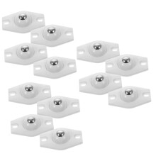 Self Adhesive Caster Wheels, 3 Sets Mini Swivel Stick On Wheels with 360 Rotation for Storage Bins