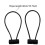 (C) Simple Elegant Tieback Rope for Home Decor,Magnetic Closure Solid Window Treatment,Fits Various Curtain Styles 2