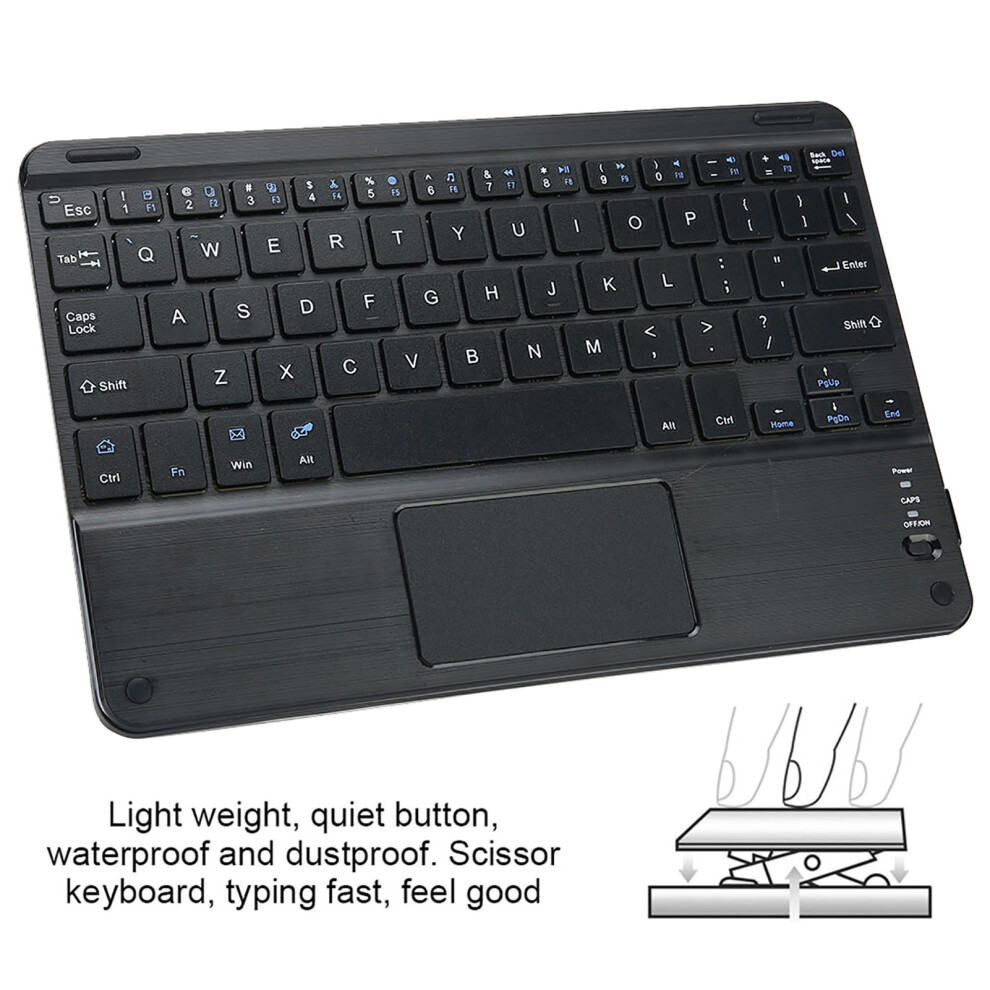 9In Bluetooth Touchpad Keyboard, 120Mah Black 4401393743035