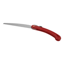 Folding Pruning Saw with Curved Stainless Steel Blade for Fast Smooth Cutting, Ergonomic Grip for Camping and Gardening