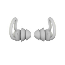 (Grey) Noise Reduction Sleeping Earplugs with Two Layer Silicone for Snoring Travel Office Use Imebobo Model Ear Protection Accessory