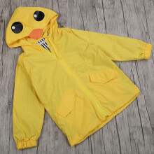 Yellow Duck Hoodie Baby Raincoat