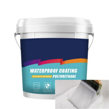 Waterproof Roof Sealant White Polyurethane Coating 1000g for Roof Wall Concrete and Gutter Leak