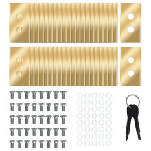 40Pcs Replacement Blades with Washers Screws for  Luba & Yuka All Series, Replacement Robotic Lawnmower Blades