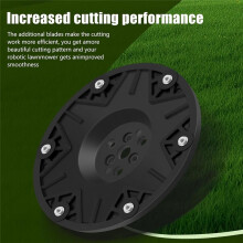 Blade Disc 6pcs Replacement Blade for  Landroid Mower Robots, Blade M700 M500 WR167E WR141E Mower Robot Blade