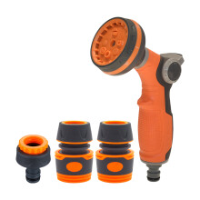 Garden Hose Nozzle Sprayer 8 Sprayer Pattern High Pressure Thumb