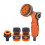 Garden Hose Nozzle Sprayer 8 Sprayer Pattern High Pressure Thumb 1