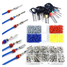 Automotive Crimp Terminal Kit 1‑3.5mm Non‑Insulated Male Female Connector Pins for Car and ATV Wiring