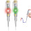 2PCS Non Contact Voltage Tester Pen 24250V  Sensitivity Electrical Detector Screwdriver with LED Light for Circuit Testing 2