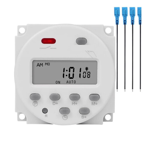 CN101S Digital Timer Switch 220V 7 Day Programmable Timer Relay with LCD Display and Countdown Function 2