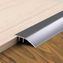 Aluminum Floor Transition Strip for Uneven Floors, Slip Resistant Door Threshold Trim 7–15mm