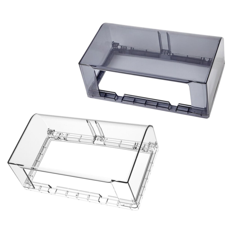 Waterproof Socket Cover 2Pcs 86 Type Plastic Wall Outlet Box With Selfadhesive Weatherproof Protector 9771547967781