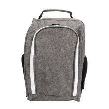 Large Capacity Travel Shoe Bag for Men and Women, Lightweight Nylon Shoe Organizer with Zipper, Gray 3Pack