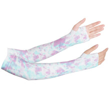 Sun Protection Arm Sleeves for Women UPF Cooling Breathable Fabric with Thumb Hole for Gardening