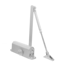 Hydraulic Door Closer with Quiet Closing Mechanism and Durable Aluminum Alloy for Home and Commercial Doors