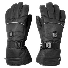 Electric Heated Gloves with DualSided Heating, 3Level Control, Waterproof Winter Motorcycle Ski Gloves