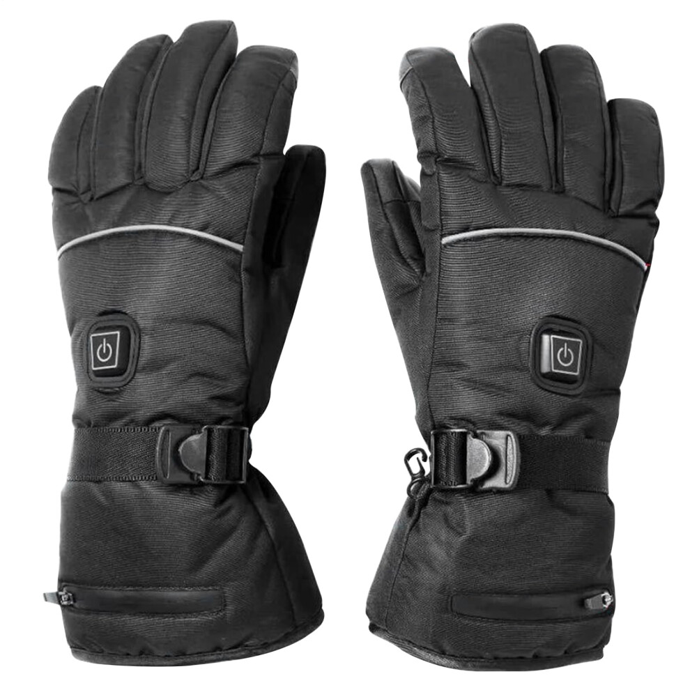 Electric Heated Gloves With Dualsided Heating, 3Level Control, Waterproof Winter Motorcycle Ski Gloves 9073542117308