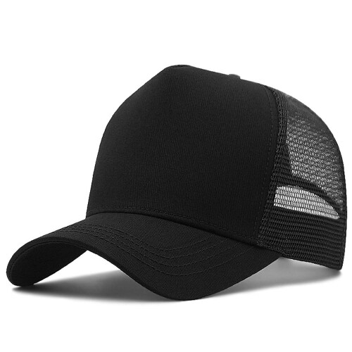 Oversized Baseball Cap for Big Head Men Adjustable Gray Trucker Hat Mesh Back Lightweight Sun Protection 2