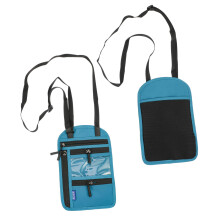 RFID Passport Holder Travel Wallet with Phone Pouch, MultiPocket Organizer and Hands Strap