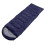 (700g, Navy Blue) Portable Sleeping Bag Envelope Type Splicing Lightweight Waterproof Sleeping Bag For 1