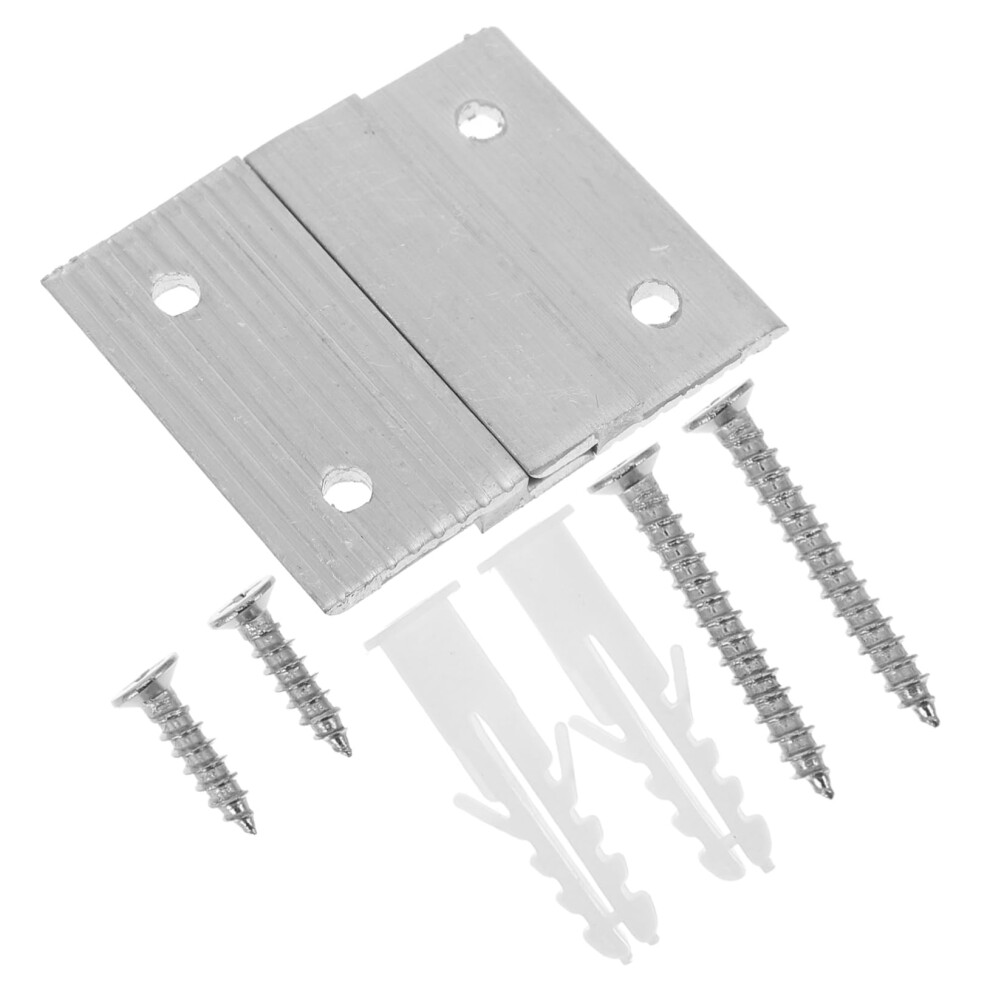 French Cleat Picture Hanger Z Bracket Kit Heavy Duty Mirror Hanging Hardware For Wall Mount 9330225448778