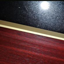 Gold Aluminum Floor Transition Strip Carpet to Vinyl Doorway Trim Smooth Edge Protection Heavy Duty 43.3in