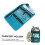 RFID Passport Holder Travel Wallet with Phone Pouch, MultiPocket Organizer and Hands Strap 4
