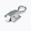 Cabinet Latch Lock Iron Hasp Push Pull Door Latch with Pull Ring, Durable Reverse Color 1 Piece 1