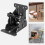 Heavy Duty Folding Table Brackets SelfLocking 90 Degree Hinge Lock with Screws for Table Legs Black 3