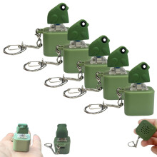 Frog Fidget Toy Keychain 5 Pcs, Rechargeable LED Light with Authentic Croak Sound for Stress Relief