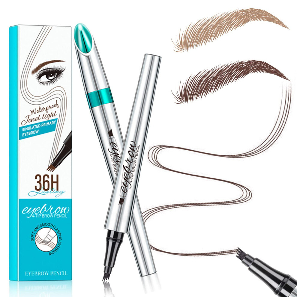 Waterproof Eyebrow Microblading Pen with Precision Microfork Tip for Natural Hairlike Strokes